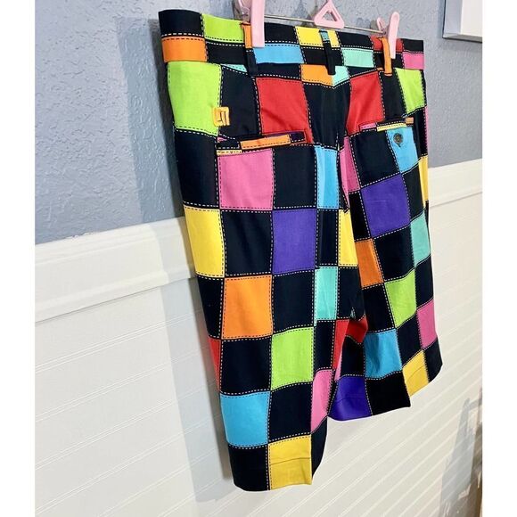 Loudmouth Hollywood Squares Golf Shorts - Picture 12 of 12